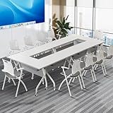 4 roues rotatives : la table de conférence rotative à 360° est équipée de 4 roues universelles silencieuses. Les roulettes des tables de salle d'entraînement peuvent rapidement se déplacer à 360° dans n'importe quel coin, ce qui rend la table de salle de conférence mobile flexible et pratique, ce qui permet d'économiser des efforts et des soucis. Les tables de conférence peuvent être combinées arbitrairement selon différents besoins de regroupement de conférence.