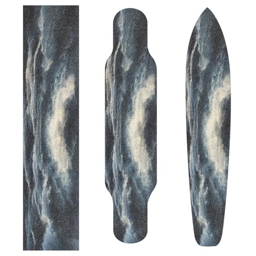 CZXW Sea Storm Surge Skateboard Grip Tape Non-Slip Longboard Griptape Skate Board Tapes Sheet for Decor 44