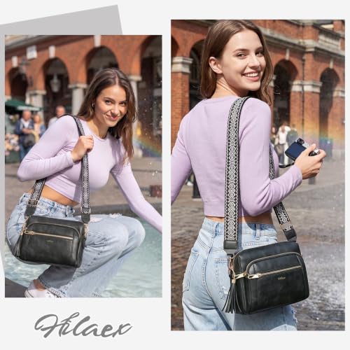Image of Vegan Leather Crossbody Bags for Women Anti theft Purses and Handbag