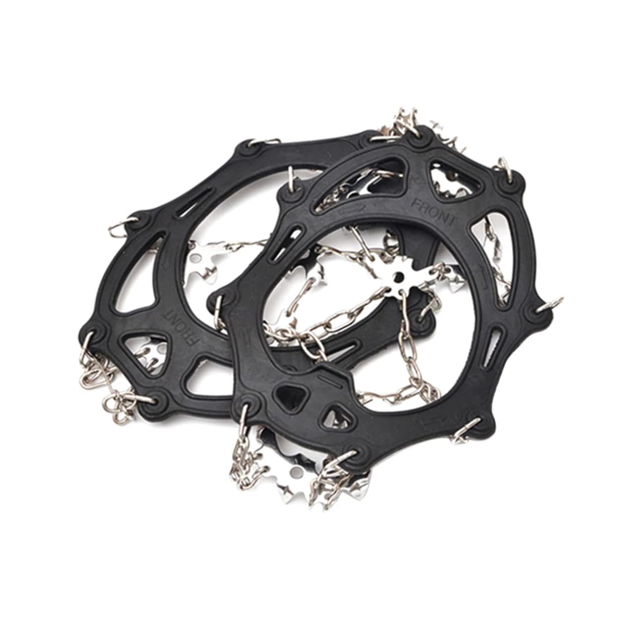 KESYOO Outdoor Winter Boot Spikes 19 Tooth Crampons Anti-Skid Grips for Ice Snow and Rough Terr