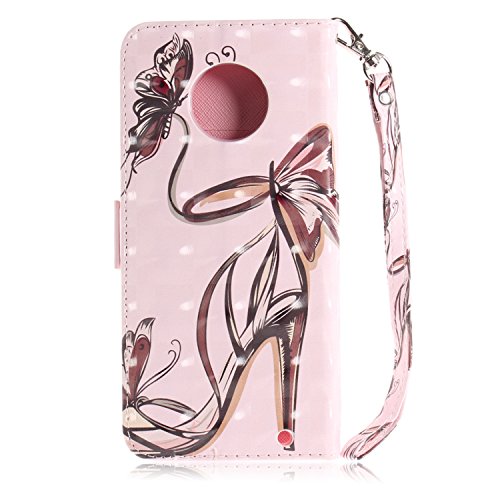 HMTECH Moto G6 Plus Custodia 3D Luxury Scarpa con