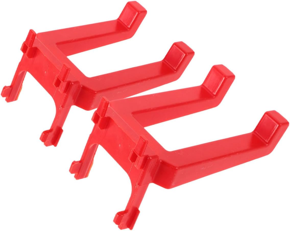Garneck 2 Pack Plastic Pegboard Hooks for Car Wash Tool Storage