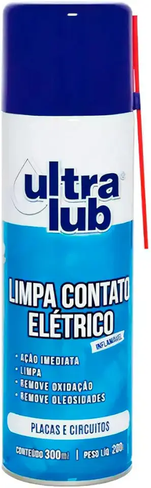 Limpa Contato Elétrico - 300ml - Ultralub - 11622 11622