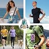 Phone Holder for Running Armband,Small Crossbody Bags for Women Men Kids,3 in 1 Phone Sports Armband Sleeve+Slim Fanny Pack Waist Bag Fit iPhone,Hiking,Walking,Workout,Exercise,Gym,Runners