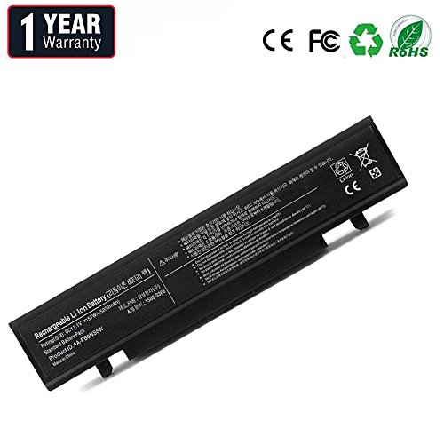 BYDT AA-PB9NC6B AA-PB9NS6B Batería para Samsung R519 R522 R525 R530 R540 R580 R620 R719 R780 Ordenador (6 Celdas 4400mAh 11.1V Negro)