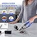 YOOHI Handheld Vacuum Cordless Rechargeable,Car Hand Held Vacuum Cleaner,1.5lbs Lightweight Dust Cordless Rechargeable with LED Light/Multi Accessories for Car and Home, Mine Portable Vacuum