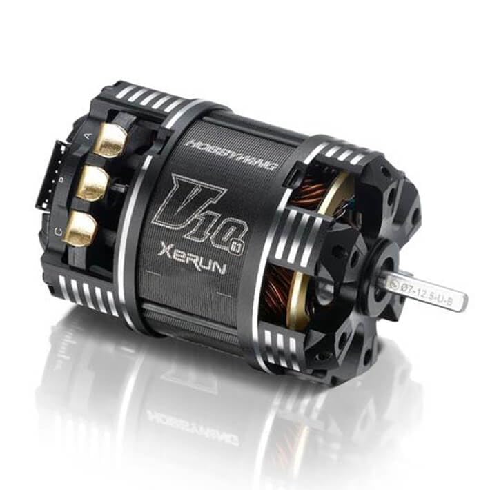 HobbyWing Xerun V10 Motore brushless G3 5500kV (2s) 6T Sensored per 1:1