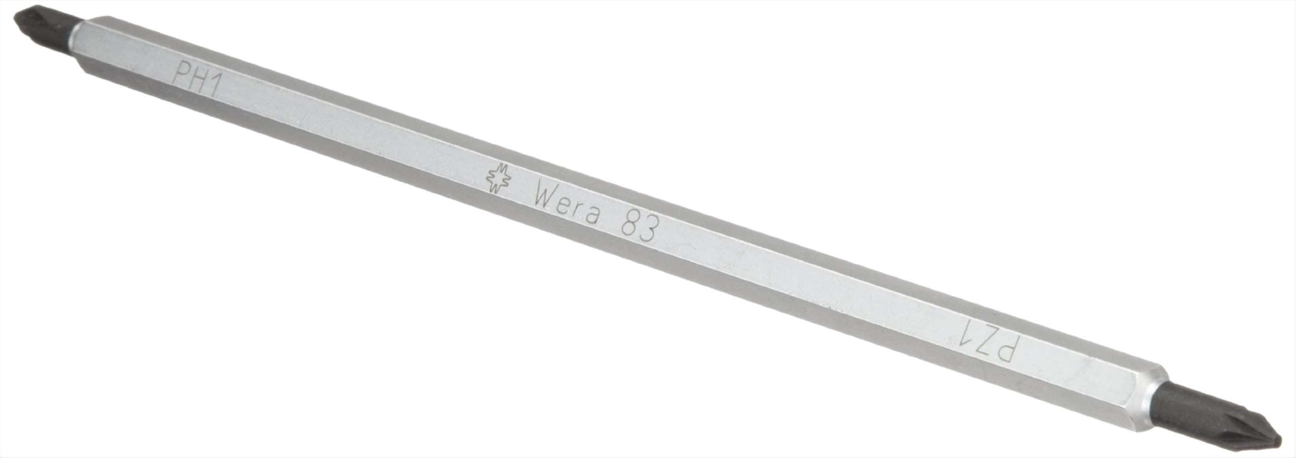 Varilla intercambiable Wera 83 combinado de la hoja PH 1 – PZ 1 de acero