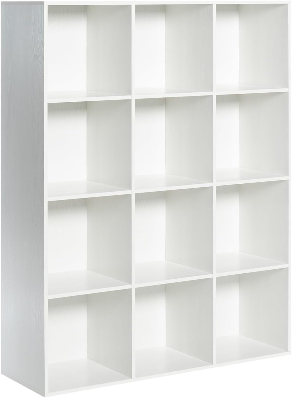 Amazon.com: VDNEND Wooden 12-Cube Storage Organizer with Closed Back ...