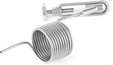 304 Stainless Steel, Sterile Sampling Valve Coil Cock defoamer Beer Brewing Sampling Valve Coil Craft Beer Equipment Defrother Cost-Effective Best Partner Homebrew Fermenter Accessory