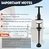 Upgraded 273241 Piston Rod Assembly for Pentair Backwash Valve, 2-Inch PVC Slide Pool and Spa Multiport Valve, for D.E. and Sand Filters, 261047 261165