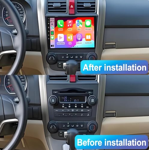 Radio Carplay Stéréo sans fil Android 15 avec navigation GPS pour Honda CRV - 3