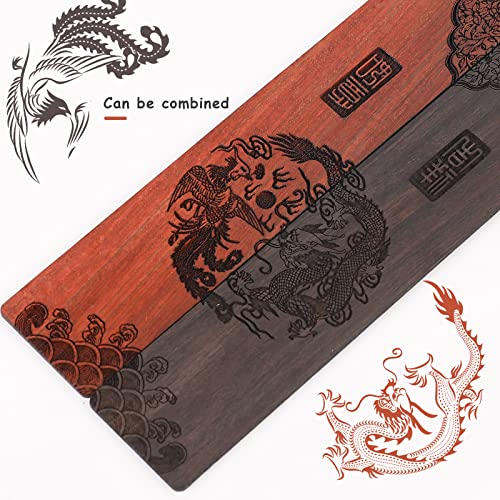 Wooden Bookmark Book Marks Men 4PCS Handmade Wooden Carving Book Mark,Bookmarks,Traditional Style Book Marks Accessories,Birthday Present,Bookmark for Men Women