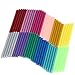 Naler Bâton de Colle Chaude 7mm Colle Thermofusible Coloré Paillette pour Décoration Créative DIY 12 Couleurs Lot de 60