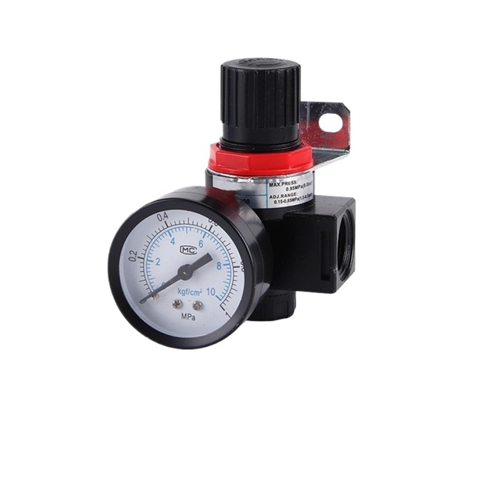 VSPPJYFG AR2000 G1/4 Mini Air Pressure Regulator Adjustable Pneumatic Pressure Reducing Valve with Pressure Gauge Suitable for Compressor AR1500 BR4000 10bar(BR4000)