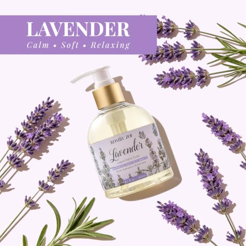 Image of ROMIIE ZOI Liquid Hand Soap with Gift Box - Lavender - 260ml / 8.7 fl.oz
