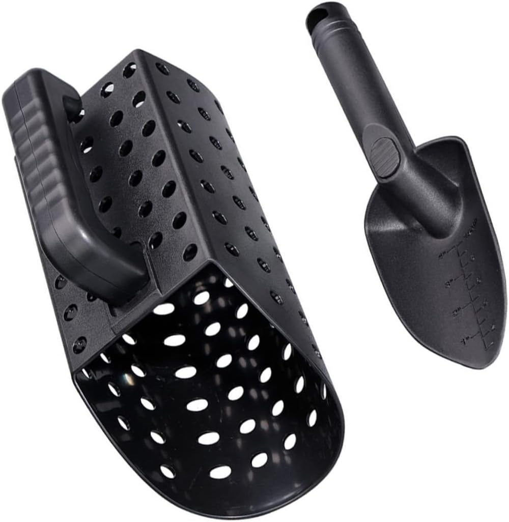 Kisangel 1 Set Portable Treasure Finding Sand Scoop Sturdy Shovel Tool for Detecting Lightweight and Ergonomic Design Construction for