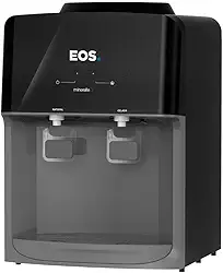 Bebedouro de Mesa para Garrafão Eos Mineralle Eletrônico Preto Ebe03p Bivolt