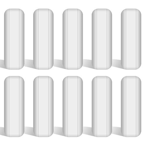 stonylab Juego de 10 barras de agitación, 0.787 in, recubiertas de PTFE, mezclador de agitación magnético blanco para agitadores, paquete de 10