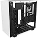 NZXT H400 - MicroATX PC Gaming Case - Tempered Glass Panel - Enhanced Cable Management System - Water Cooling Ready - White/Black - 2018 Model