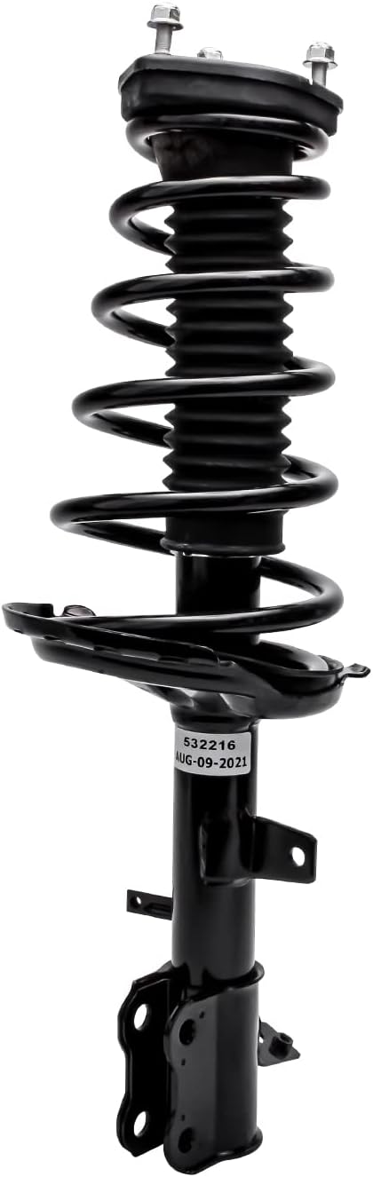 Detroit Axle - AWD Rear Left Strut for Toyota 2004-2007 Highlander, 2004-2006 Lexus RX330, 2007 RX350, Driver Side Ready Suspension Strut w/Coil Spring Assembly Replacement Shock