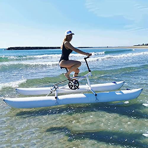 Image of Water Bikes, Inflatable Kayak Bikeboat for Lake, Outdoor Pedal Bicycle Boat, Water Sports Touring Kayaks Sea for Sport Fun Fishing
