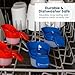 Jokari Milk Spout Pouring Gadget – 4 Spouts Total (2 Packs) – Easy Pour Spout for Gallon Milk Jugs and Juice Bottles, Push-Button Lid with Fast Seal, Ideal for Arthritis and Spill-Free Pouring