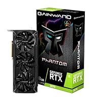 Gainward NE63070 GeForce RTX3070019P2-1040M-G VD7914 Phantom+ Graphics Board, Black
