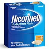Nicotinell Nikotinpflaster 14 mg - 24 Stunden Wirkung zur Rauchentwöhnung und Linderung von Rauchverlangen - unterstützt beim Rauchen aufhören, geeignet für starke Raucher, 7 Stück