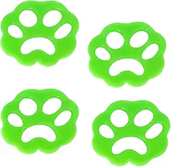 Removedor de Pelos para Máquina de Lavar Silicone 4 Unidades Reutilizável, Eficaz e Econômico Ideal para pelos de Pet, Cabelos e Fiapos