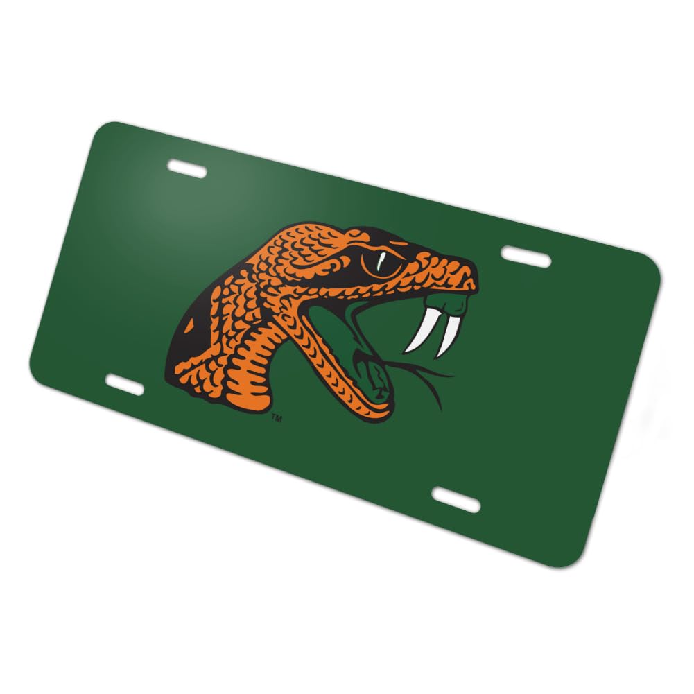 Graphics & More Florida A&M University Primary Logo Novelty Metal Vanity Tag License Plate