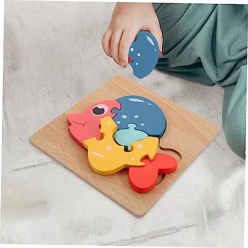 Puzzle éducatif en bois pour tout-petits pour occuper bébé intelligemment - 4