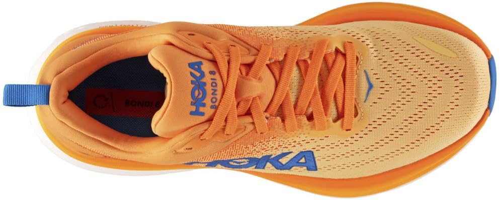 Hoka Men's Bondi 8 Shoes (Impala/Mock Orange, us_Footwear_Size_System, Adult, Men, Numeric, Medium, Numeric_10_Point_5) 10.5