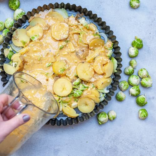 Foto von Westmark Gerda Messbecher 1l - Messskalen für Gramm (für Mehl, Zucker, Reis und Grieß), Liter & Milliliter - Made in Germany - Kunststoff - 18 x 12,4 x 16,5 cm (transparent)