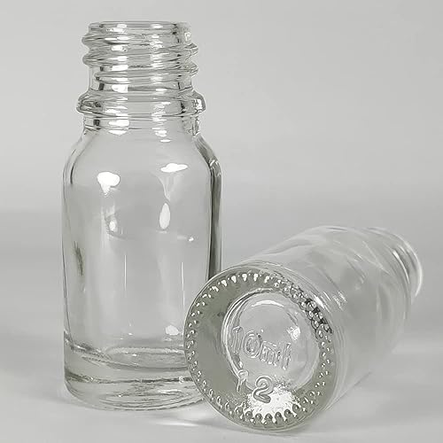 Miniatura 10 de Bioll - Botella con cuentagotas de vidrio de 0.3 fl oz (13 oz). Botella de aceite esencial con cuentagotas de vidrio. Para botellas de laboratorio,