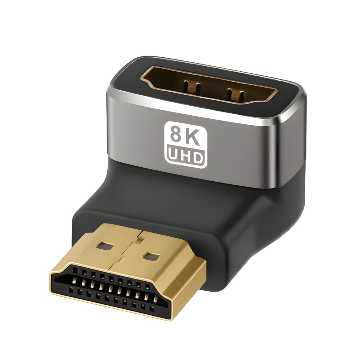 Adaptador HDMI 2.1 8K 90 Graus Macho Fêmea para TV e Monitor