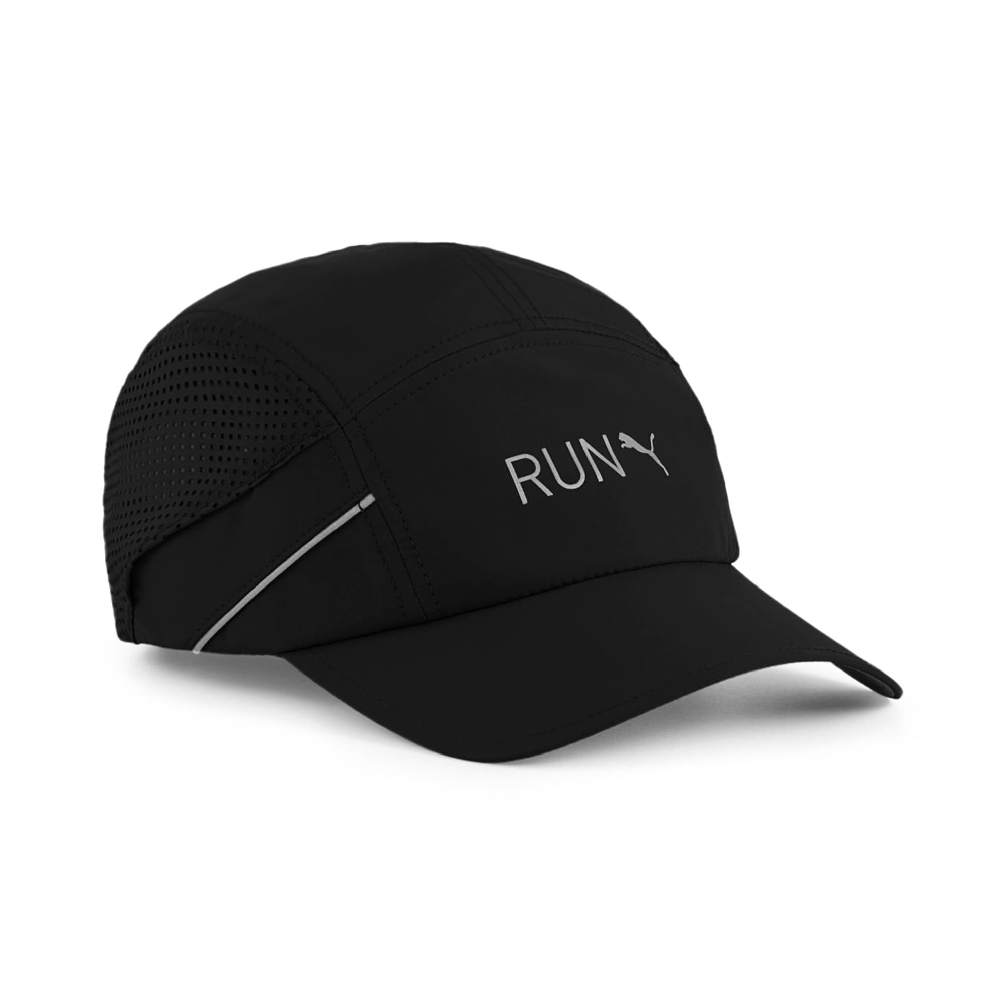 Puma  Black Lightweight Running Cap in Size Mens, Sports Direct
