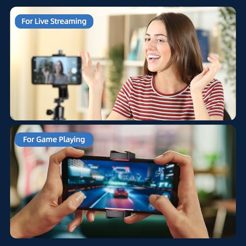 Yctze Enfriador de Teléfono Ventilador de Refrigeración con Fuente de Alimentación de 5 V 2 A para Juegos Transmisión en Vivo Soportes Dobles para Zapata Fría y para Teléfono - imagen 8