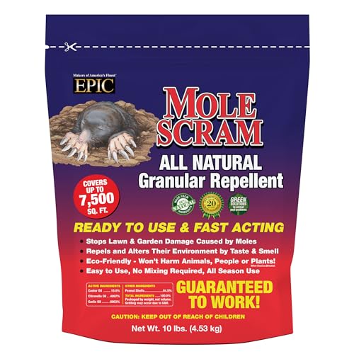 Enviro Pro 12010 Mole Scram Repellent Granular Bag 10 Pounds
