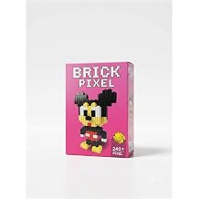 NETAVANTAJ Brick Pixel Mickey Mouse Tasar ml  B y k Par al  Blok Oyuncak Seti, 240+ Par a