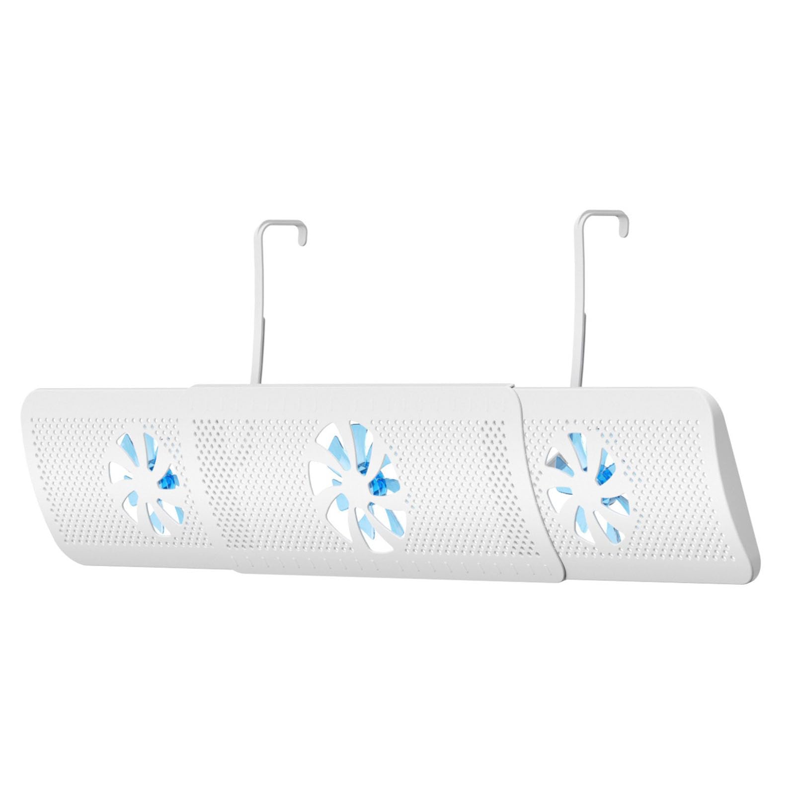 Wall-Mounted Air Conditioner Baffle Deflector,Retractable Ac Wind Anti-Direct-Blow Deflector,Adjustable Anti Direct Blowing Baffle (White)