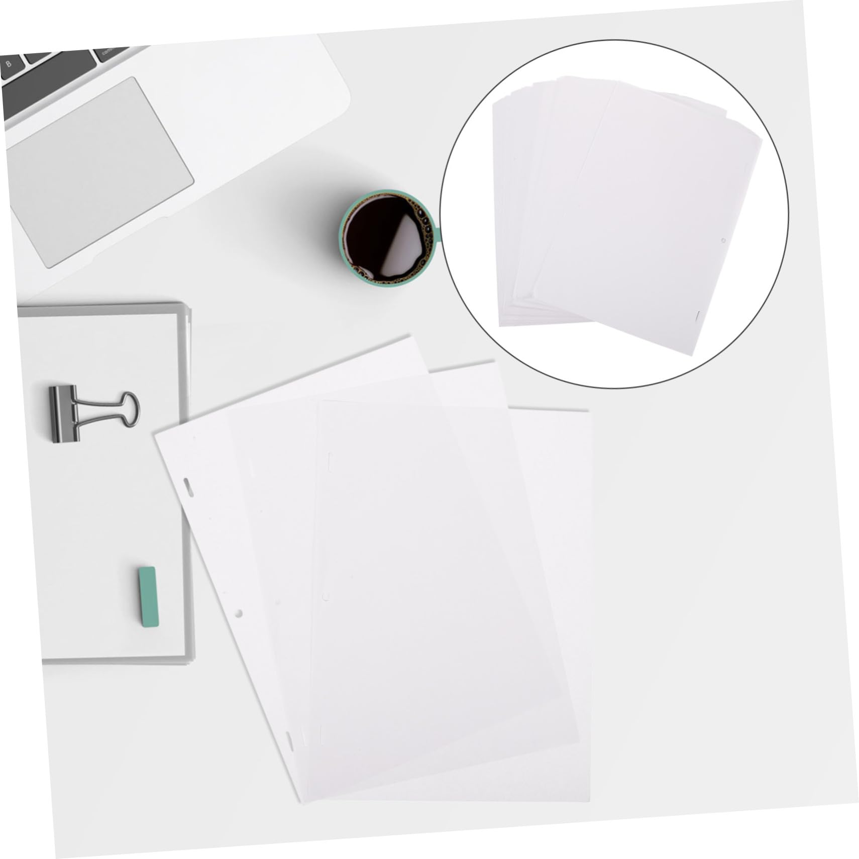 HEALSOPTHY 200 pièces Papier à Dessin Animation Perforé pour Étudiants Papier Peinture Lisse pour Aquarelle Crayon et Calque Fournitures Dessin Artistique