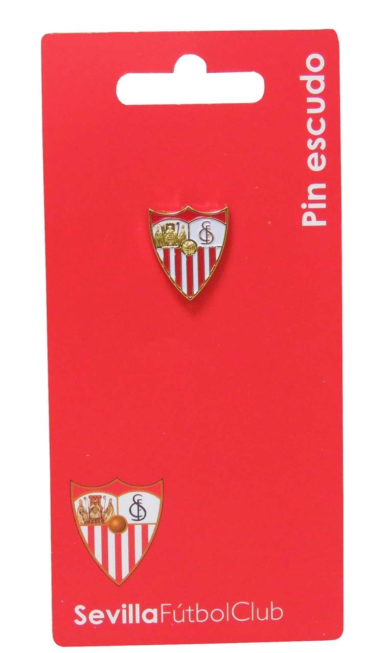 CYP- PIN ESCUDO LACADO EN COLOR SEVILLA, Multicolor (P-14-S)