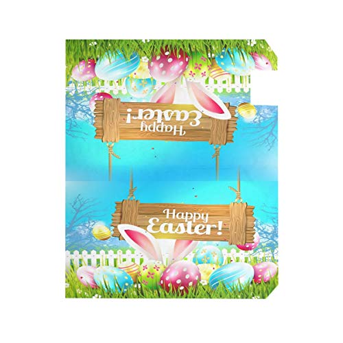 SUABO Happy Easter Magnetic Mailbox Cover for Standard Mailboxes Colorful Eggs - Thumbnail 2