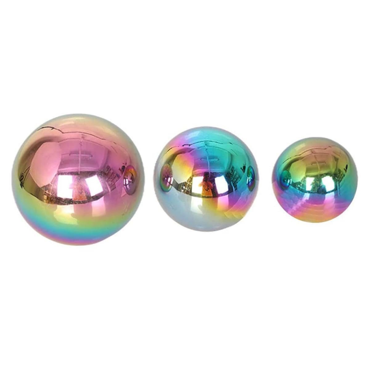 Boules de Jardin CALLARON haute brillance effet miroir pour embellir l'extérieur