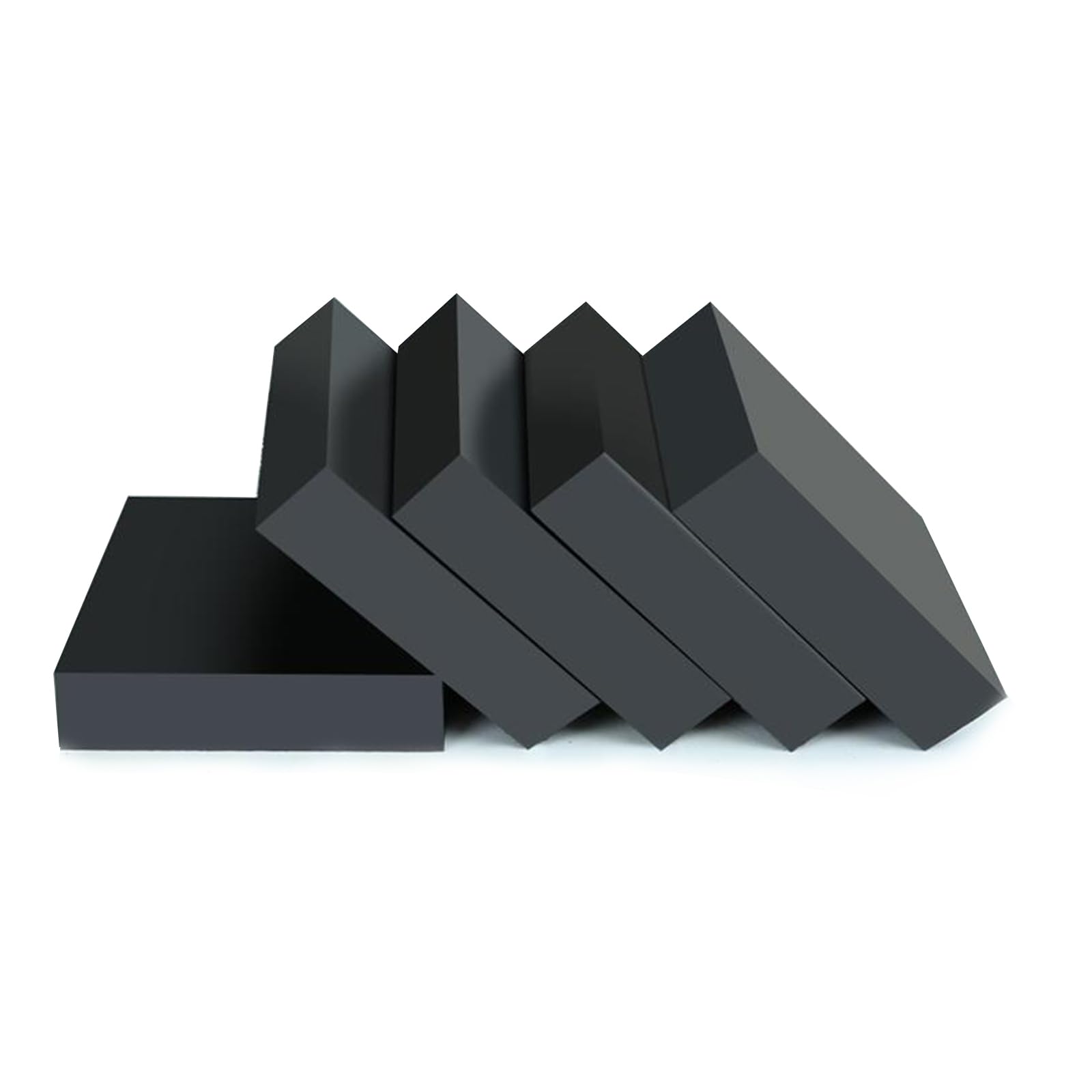 Silicone Rubber Bench Block Sheet, Rubber Blocks, Bench And 100mm By 10-50mm 5 Pcs(Thickness:15mm)