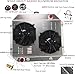COOLINGBEST 3 Row Aluminum Radiator for 1966-1979 Ford F100 F150 F250 F350 Bronco Truck 2.8-7.5L V8 Radiators with Electric Fan Shroud Thermostat Kit 1968 1969 1970