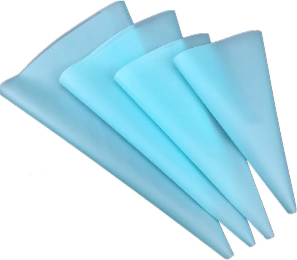 3 Different Sizes Reusable Cloth Icing Piping Bags for Cake Decoration, Cookies, Desserts, Cupcakes and Macaroons
