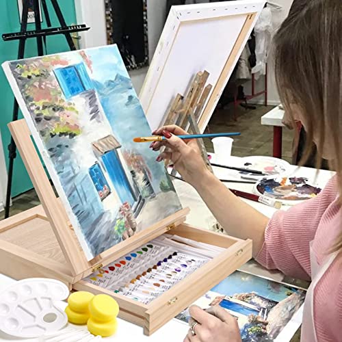 Painting-Supplies-Set-49-Pieces-Watercolor-Painting-Kit-with-Wooden-Tabletop-Easel-Includes-Watercolor-Paints-Brushes-Palette-Canvas-Panels-and-Painting-Pads-for-Artists-Student-Adults-Kids