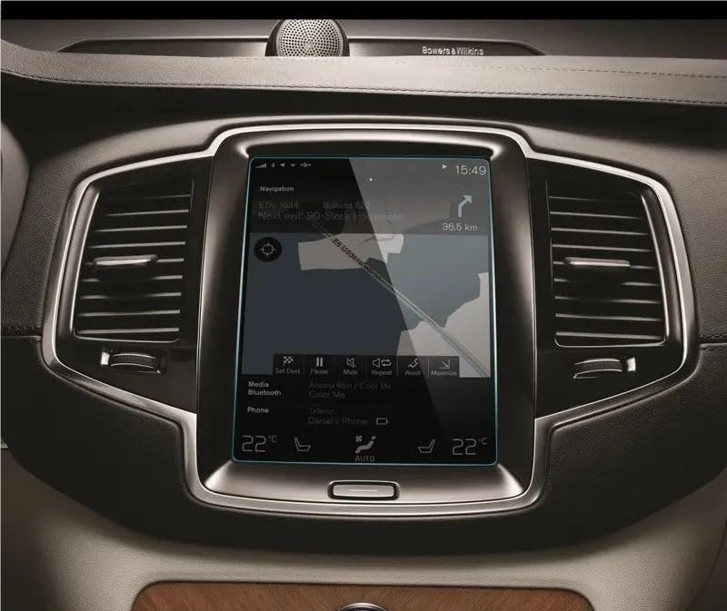 Navigation protection d'écran Volvo en verre premium haute pureté